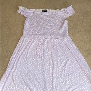 Off the shoulder dress